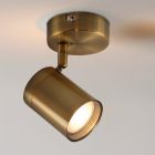 Lámpara de techo baño latón moderna, Ciara, IP44