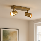 Foco de techo bronce moderno, Elena