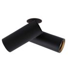 Foco empotrable negro moderno, Nadi