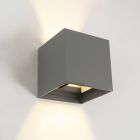 Aplique up down gris moderno, Dion, 6W, 3000K LED, IP65