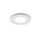 Foco empotrable para porche blanco Dico, IP65, regulable