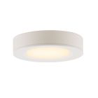 Lámpara redonda para armario de cocina, blanco