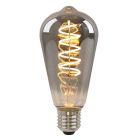 Olucia bombilla LED Edison E27 regulable Tuelo, gris, 4W, 2200K