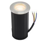 Foco suelo exterior cromado de aluminio, Catamarca, 3W, 3000K LED, IP68