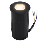 Foco suelo exterior negro de aluminio, Catamarca, 12V, 3W, 3000K LED, IP68