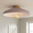 Lámpara de techo rosa rústica, Freddie