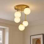 Lámpara de techo latón diseño, Stacy