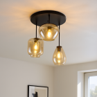 Lámpara de techo ámbar moderna, Caia