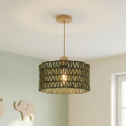 Lámpara colgante verde rústica, Mickey