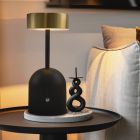 Lámpara de mesa latón moderna, Isabel, 3W, 3000K LED, con interruptor