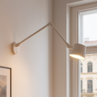 Aplique blanco moderno, Rinke, con interruptor