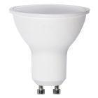 Bombilla LED GU10 4,7W, 3000K, con sensor crepuscular