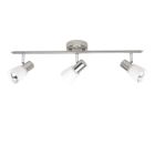 Foco de techo cromado de metal, Alaya