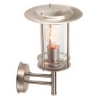 Lámpara exterior cromada de metal, Shamayra, IP44