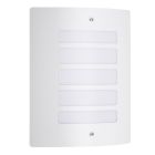 Lámpara exterior blanca de metal, Alea, IP44