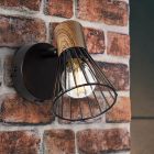 Aplique marrón moderno, Floor, con interruptor