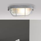 Foco de pared gris industrial, Kali