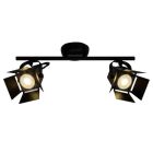 Foco de techo negro industrial, Jowenna, 5W, 3000K LED