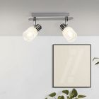 Foco de techo cromado de metal, Blake, 28W, 2700K LED