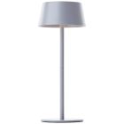 Aplique solar exterior gris moderno, Soumaya, 4W, 3000K LED, IP44, regulable en 3 pasos