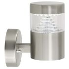 Lámpara exterior cromada de plástico, Samuel, 1W, 6500K LED, IP44