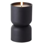 Lámpara de mesa exterior negra de plástico, Zaki, 2700K LED, IP44