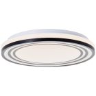 Lámpara de techo negra moderna, Merlijn, 24W, 3000K LED