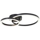 Lámpara de techo negra diseño, Maladon, 20W, 4000K LED