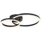 Lámpara de techo negra diseño, Maladon, 22W, 3000K LED