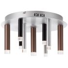 Lámpara de techo plateada moderna, Olivia, 4W, 3000K LED