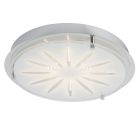 Aplique cromado de vidrio, Danae, 15W, 3000K LED