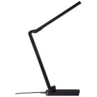 Flexo negro moderno, Hannah, 5W, 5000K LED, con regulador táctil