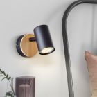 Foco de pared marrón moderno, Karam