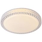 Plafón de techo blanco diseño, Baki, 60W, color de luz ajustable LED, con mando a distancia