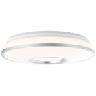 Plafón de techo blanco moderno, Guled, 24W, color de luz ajustable LED, con mando a distancia