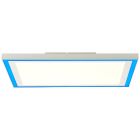 Lámpara de techo panel LED blanca moderna, Ricco, 25W, color de luz ajustable LED, con mando a distancia