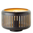 Lámpara de mesa negra industrial, Veronika, con interruptor