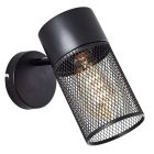 Foco de pared negro industrial, Georgino