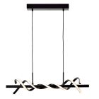 Lámpara colgante negra moderna, Quang, 16W, 3000K LED