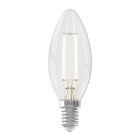 Calex bombilla vela LED E14 regulable 3,5W, 2700K