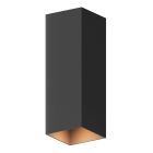 Aplique up down de aluminio negro, Dion, 8W, 3000K LED, IP54
