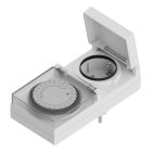 Enchufe de pared con temporizador impermeable de 24 horas, IP44