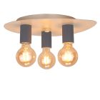 Lámpara de techo azul de metal, Leilani