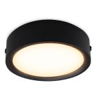 Lámpara de techo negra de aluminio, Aletta, 15W, 3000K LED