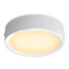 Lámpara de techo blanca de aluminio, Aletta, 15W, 3000K LED