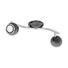 Foco de techo cromado de acero, Anissa