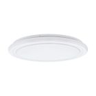 Plafón de techo blanco de acero, Elseline, 40W, color de luz ajustable LED