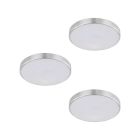 Iluminación bajo muebles cocina de aluminio plateada, Vanya, 2W, 3000K LED