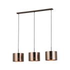 Lámpara colgante marrón de plástico, Noor