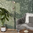 Lámpara de pie marrón de acero, Tjitte, con interruptor